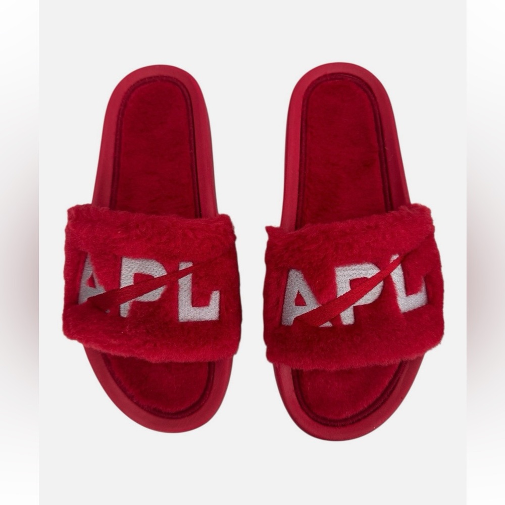 APL women’s Shearing Slides NIN Color Red/Silver